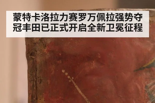 蒙特卡洛拉力赛罗万佩拉强势夺冠丰田已正式开启全新卫冕征程